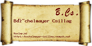 Büchelmayer Csillag névjegykártya